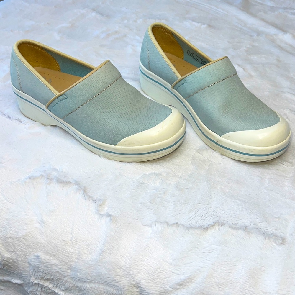 Dansko Volley Canvas Vegan Clogs ~ Size 38 or 7 1/2  - 8